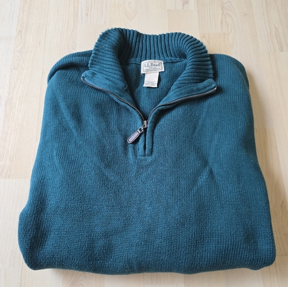 L.L. Bean Other - L.L.Bean Quarter Zip Sweater Size Large Tall